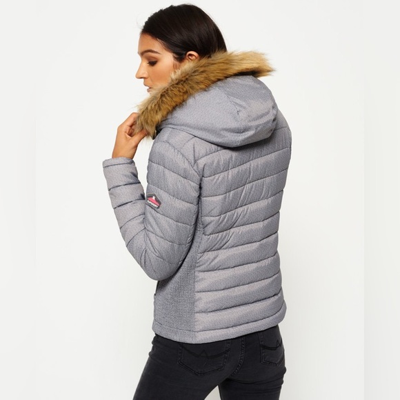 Superdry Fuji Slim Double Zip Hooded Jacket - Picture 3 of 13